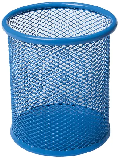 Подставка для ручек круглая, металлическая, синий BM.6202-02