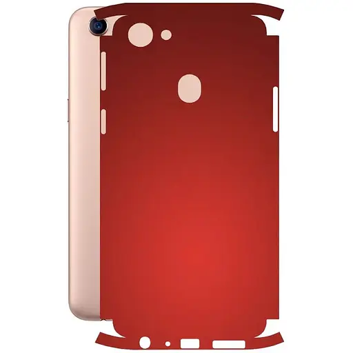 Захисна плівка StatusSKIN для Oppo F5 Youth Корпус Вініл червона матова - фото 1