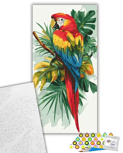 Набор для росписи ArtCraft Яркий ара 40 x 80 см (11721-AC) - фото 2