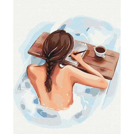 Картина по номерам Время для себя Alla Berezovska Brushme 40x50 см разноцветная 000221187 - фото 1