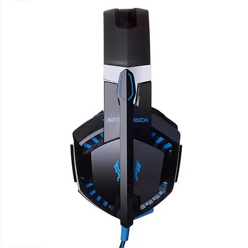Геймерские наушники Kotion Each G2000 Pro Gaming с подсветкой черно-синие - фото 3
