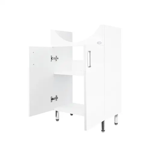 Тумба ПіК Kraft Декор Т1 + раковина Arteco 55 см Білий 30412 - фото 6