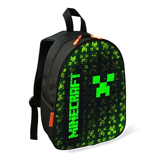 Рюкзак Minecraft Крипер детский школьный/городской 34х27х13 см для мальчика (02411)