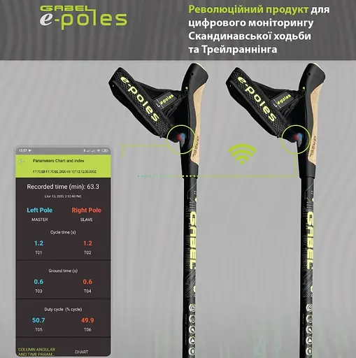 Палиці для скандинавської ходьби Gabel E-Poles G-1A XTL (7008370230000) (DAS301117) - фото 5