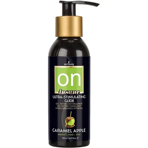 Возбудительная смазка на гибридной основе Sensuva Ultra-Stimulating On Insane Caramel Apple (125 мл)