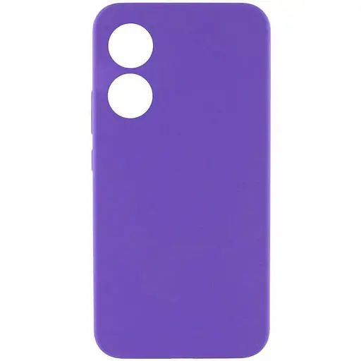 Чехол Silicone Cover Lakshmi Full Camera (AAA) для Oppo A58 4G Фиолетовый / Amethyst