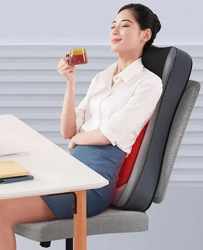 Массажная подушка для тела AUX-AQA-24D-34 24W (роликовый массаж с подогревом) - фото 4