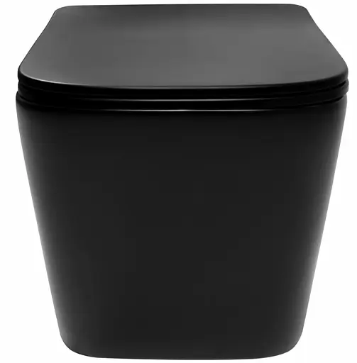 Подвесной унитаз Rea Raul black matt REA-C1100, Черный матовый - фото 2
