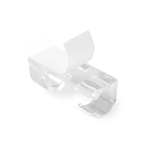 Клипса кабельная Ø6-8 мм Polax самоклеящаяся 33х13 мм, 20 шт (37-174) - фото 5