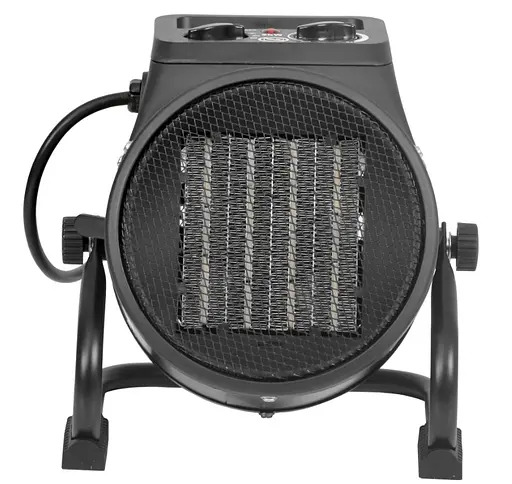Керамічний обігрівач HECHT 3542 2,0 кВт, площа обігріву 20 кв.м., підлоговий/настільний, чорний - фото 2