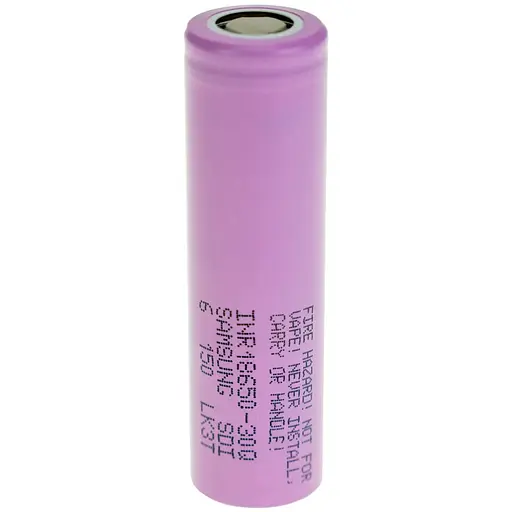 Аккумулятор 18650 Li-Ion 3000mAh 3.7V 30A JHY (INR18650-3000)