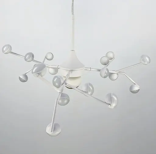 Светильник-молекула в белом цвете со встроенными светодиодами Line.F Количество ламп 18 - фото 5