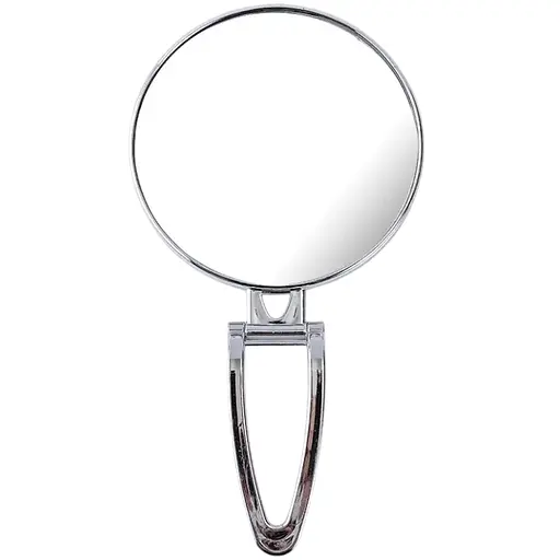 Дзеркало косметичне Salon Professional настільне 6 дюймів для щоденного макіяжу сріблясте - фото 1