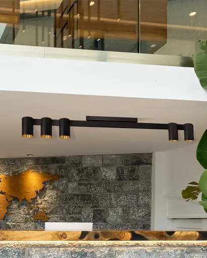 Світильник стельовий Goldlux 326188 Maribel GU10 5x10W IP20 Bk - фото 2