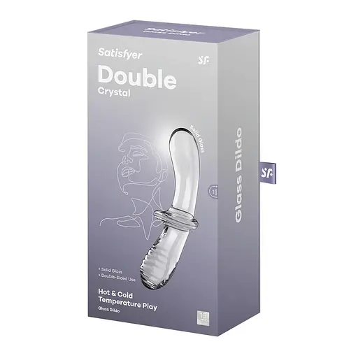 Ділдо Satisfyer Double Crystal (Transparent) - фото 5