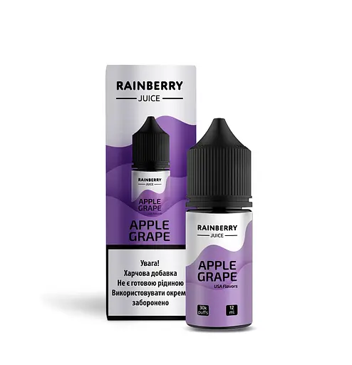 Набор компонентов для самозамеса солевой заправки Flavorlab Rainberry Juice 30 мл Apple Grape Яблоко Виноград, 0-50 мг (17679)