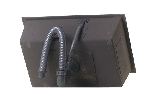 Кухонна мийка чорна з нержавіючої сталі під стільницю 1.5 мм Nett NB-6845, Чорний - фото 5