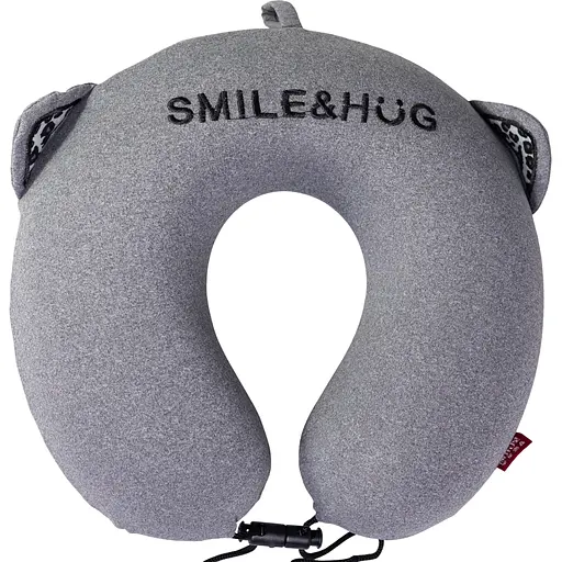 Подушка для шиї Smile&Hug U-подібна сірий HP-56-14G