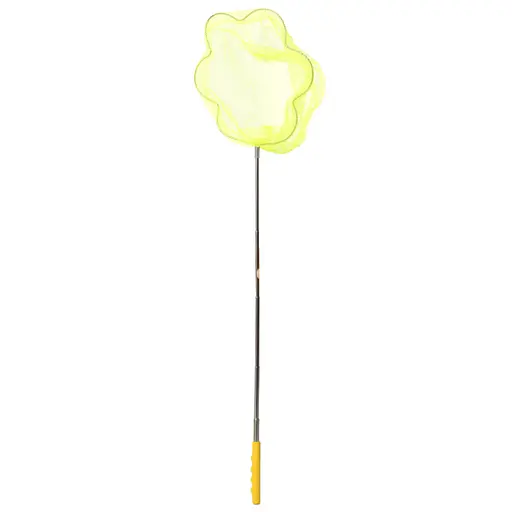 Детский сачок для бабочек Цветок MS 1287-2 ручка-телескоп 87 см Желтый