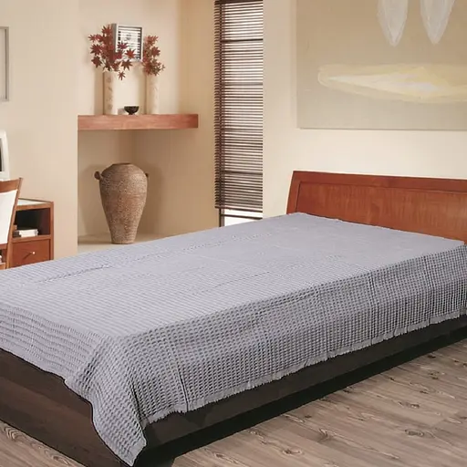 Простыня Ярослав 200 x 215 см серая (53285)