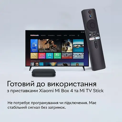 Универсальный пульт Semi для приставки Xiaomi Mi Box/Mi TV Stick (XMRM-00A) с голосовым управлением Bluetooth Voice Remote - фото 5