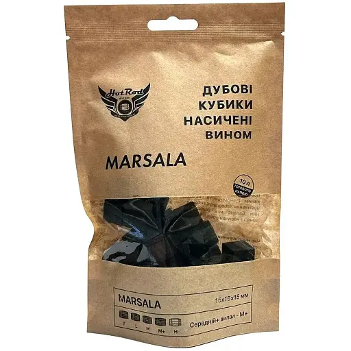 Кубики дубові Hot Rod Distiller M+ насичені вином Марсала на 10 л
