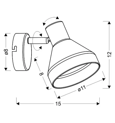 Бра Candellux 21-76724 GREGORY - фото 3