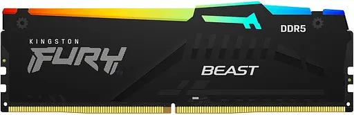 Оперативна пам'ять Kingston Fury 32GB DDR5 5200MHz Beast RGB Black (KF552C36BBEA-32)