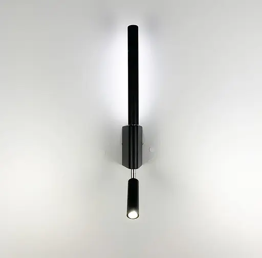 Бра Mantra Torch у чорному кольорі Line F WS 1G BK - фото 6