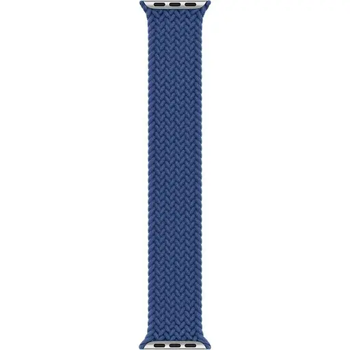 Ремешок Apple High Copy Braided Solo Loop Band для Apple Watch 42/44/45/49 mm Atlantic Blue Size 8 160 mm [128548] - фото 3