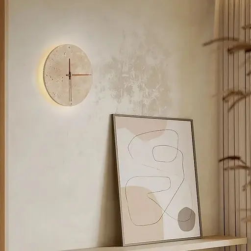 Декоративный круглый светильник-часы Ø23 см Line F Арт. STW011R-230 - фото 1