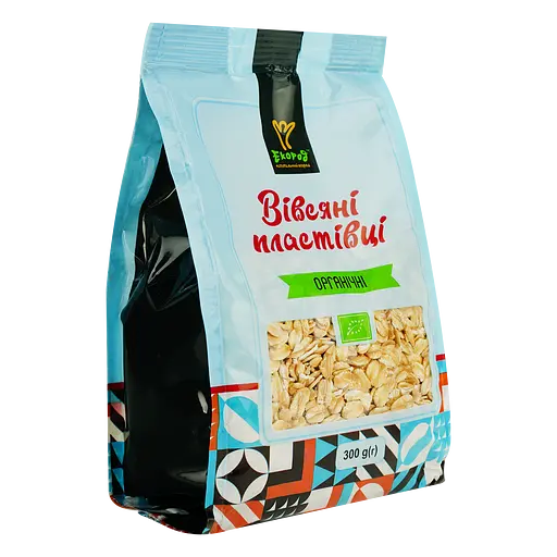 Пластівці вівсяні Екород органічні 300 г - фото 2