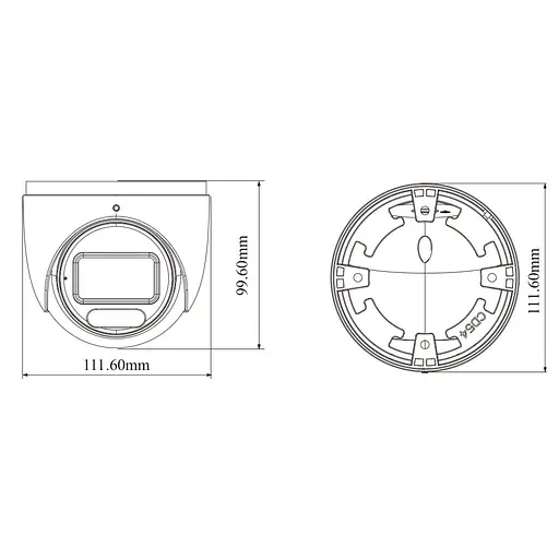 IP-видеокамера 4Mp TVT TD-9545C4(AZ/PE/WR2) Full Color f=2.8-12mm с микрофоном (77-00444) - фото 2