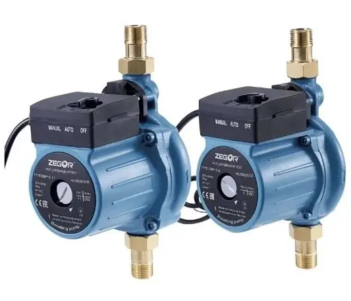 Насос підвищення тиску Zegor CBP15-11 з гайками і кабелем 30412 - фото 2