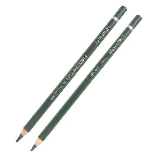 Карандаш акварельный 99IDEAS "Aqua Expert", Slate Green/Зеленый сланец, 99AE-SLATG - фото 2