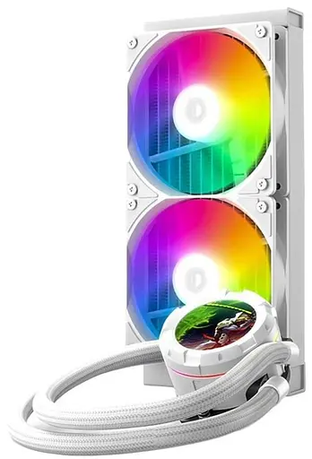 СВО ID-Cooling Space LCD SL240 XE White (SL240 XE White) - фото 2
