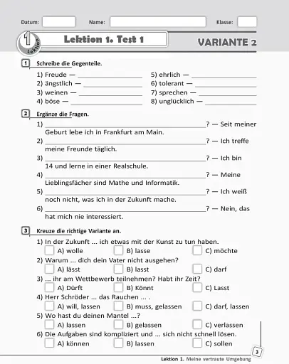 Німецька мова. 10 клас. Тестовий зошит до підручника «Dеutsch lernen ist super!» - фото 4