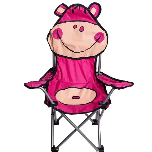 Детское кресло Lugi SJ-0065P туристическое складное 34х58х65 см розовое - фото 1