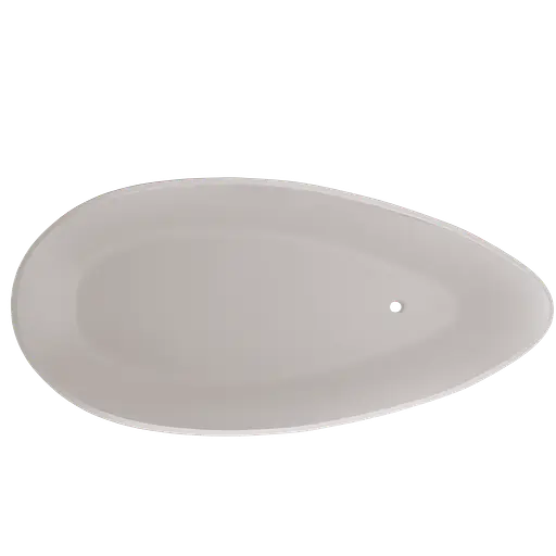 Ванна отдельностоящая глянцевая Amdcon Santorn 166x78 из литого камня SANTORN_166_HL Белый - фото 10