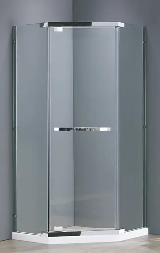 Душова кабіна Eger Talany 90x90 з піддоном 599-555, прозорий, хром - фото 1