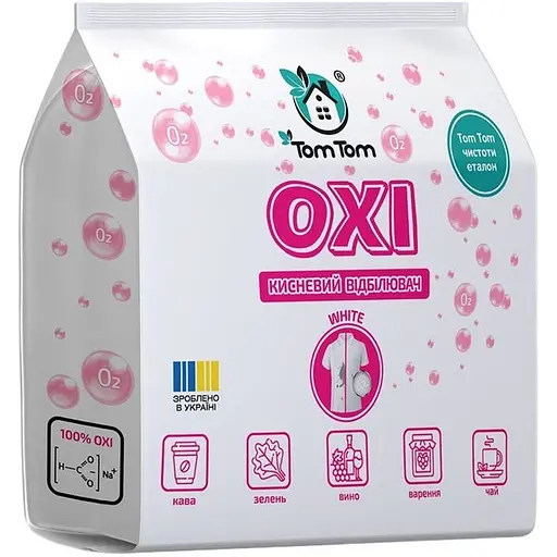 Кисневий відбілювач TomTom OXI WHITE 450 г