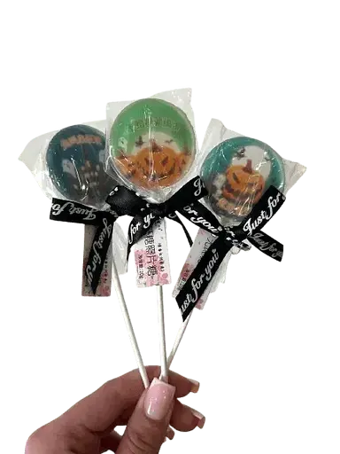 Льодяник на паличці Top of Candy Halloween без цукру 1 шт 20 г - фото 3