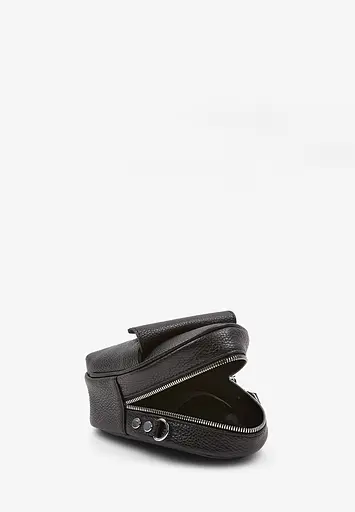 Міні-сумка Kroha чорна зерниста - фото 7