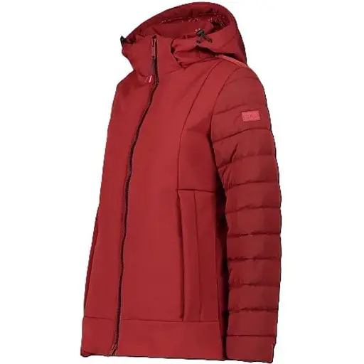Куртка CMP Women's Sustainable Softshell Hybrid Jacket Red XXS (1097-32K1516-C905 34) - фото 3