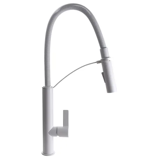 Смеситель для кухни Topaz Sardinia TS 8818- W Белый - фото 1