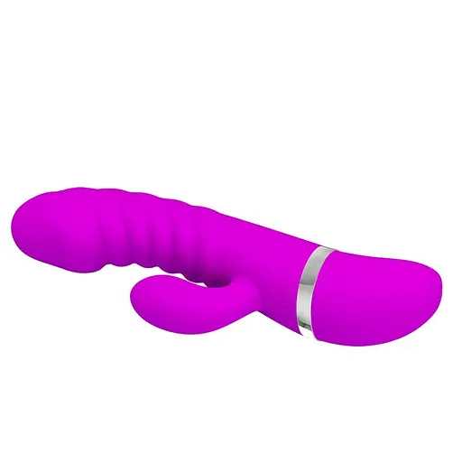 Вибратор-кролик Pretty Love Tracy 18.8 см фиолетовый - фото 5