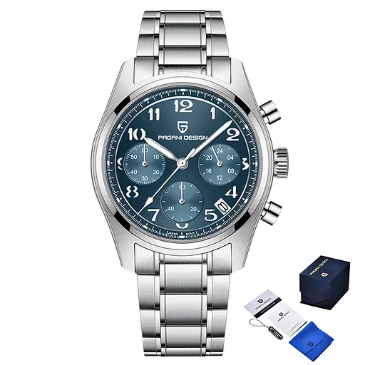 Годинник Pagani Design PD-1773 Silver-Blue