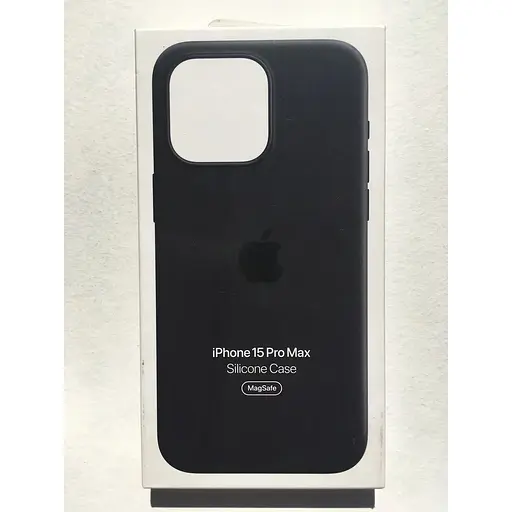 Оригинальный силиконовый чехол Apple Silicone Case MagSafe для iPhone 15 Pro Max (6.7") Midnight (MT1M3ZM/A) - фото 5