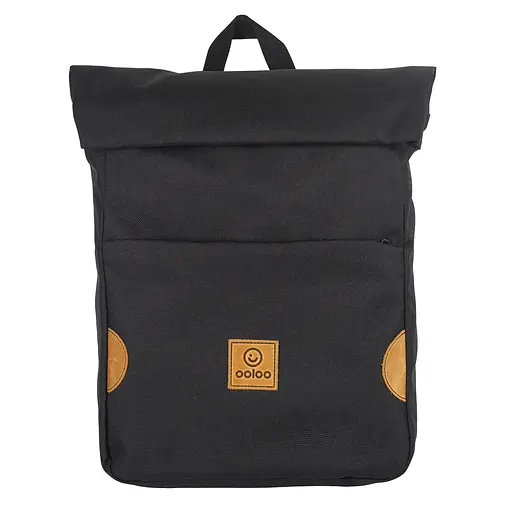 Рюкзак OOLOO Валабі 28х11х39 см 12л, оксфорд 900 чорний
