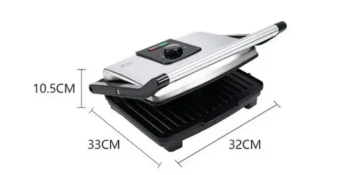 Універсальний електрогриль Sokany SK-202 (контактний, прижимний гриль) 2000Вт - фото 2